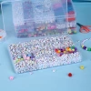 24-grid children's beaded toys, acrylic English letter beads, bucket beads, DIY bracelet, necklace accessories Specification image
